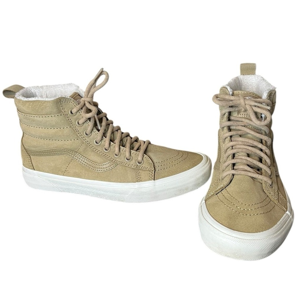 VANS Sk8-Hi Cordura Sherpa Linedโ in Walnut Men's Size 8 Women's Size 9.5